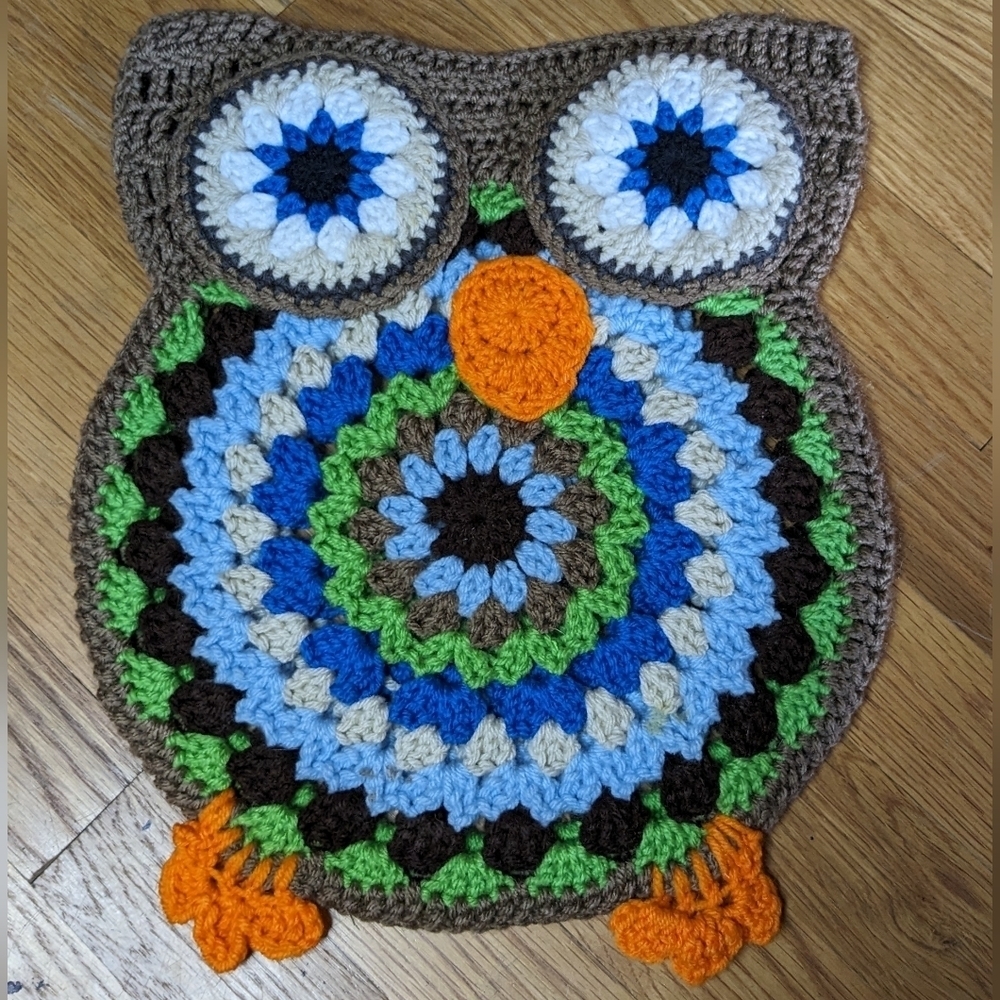 Adorable Handmade Crochet Owl‎ Decoration